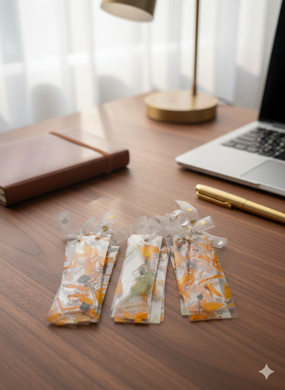 Calendula – Evergreen Flame Bookmark