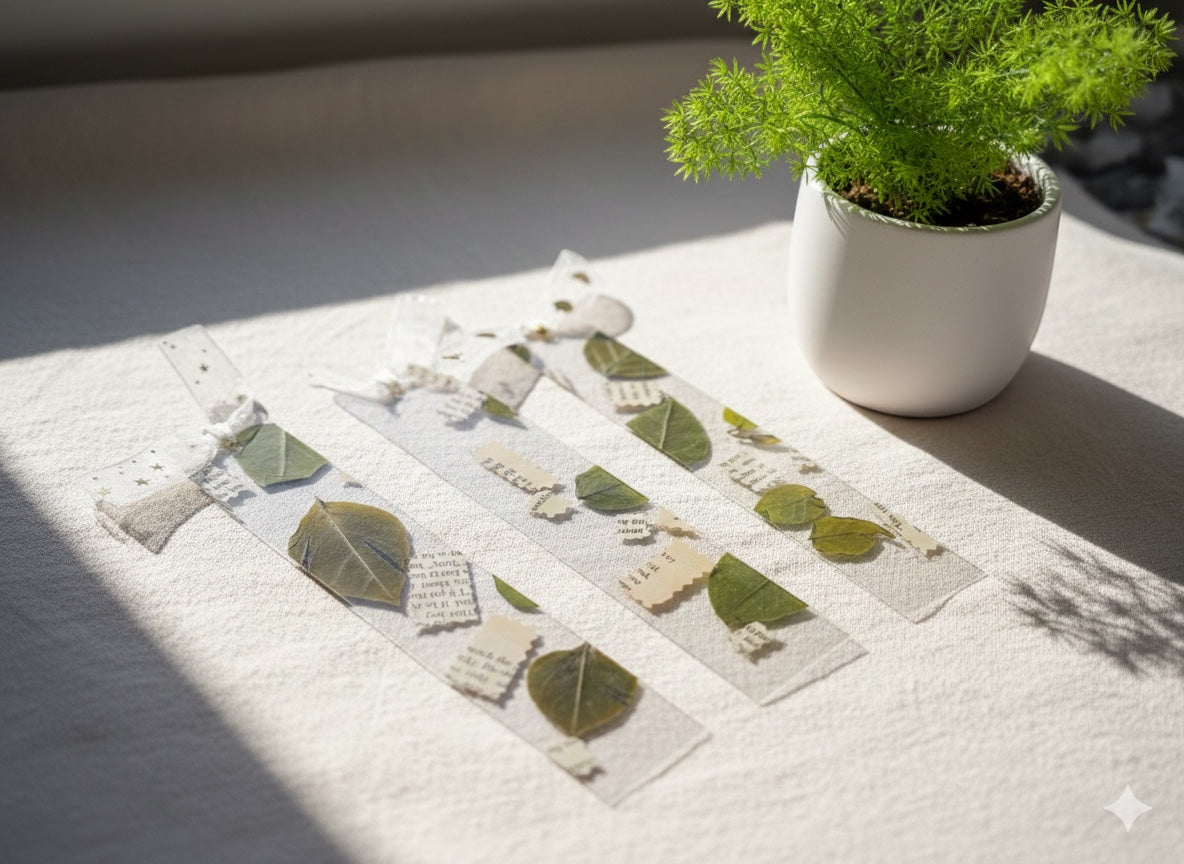 Pressed Botanical Bookmarks