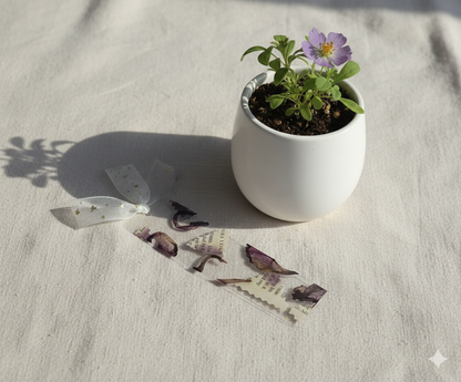 Hibiscus – Vintage Bloom Bookmark