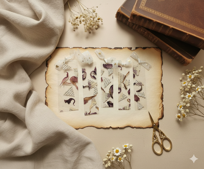 Hibiscus – Vintage Bloom Bookmark