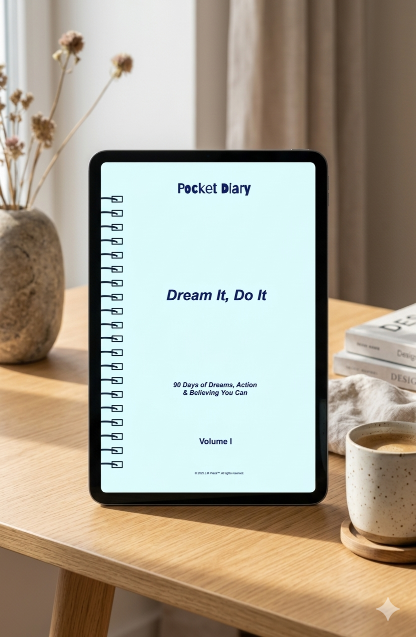 Dream It, Do It Goal Diary | Motivational Journal for Goal Setting, Focus, and Turning Dreams into Action | JM Press