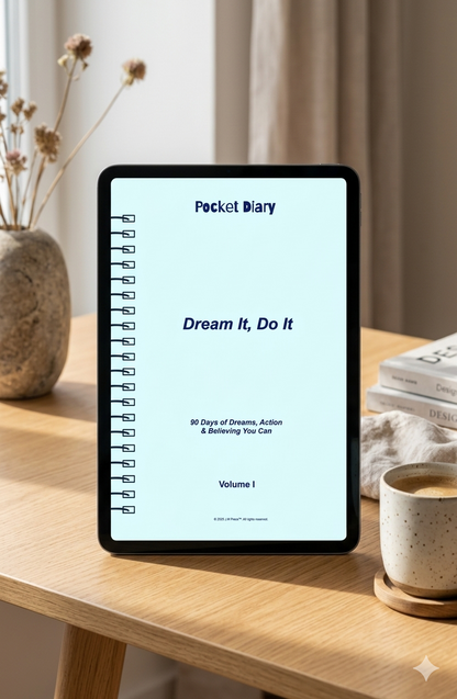 Dream It, Do It Goal Diary | Motivational Journal for Goal Setting, Focus, and Turning Dreams into Action | JM Press