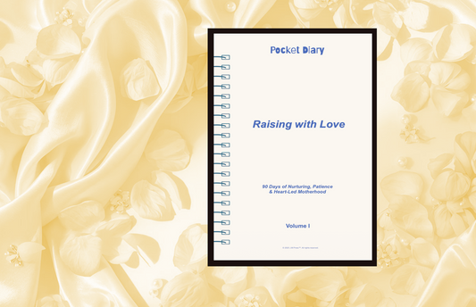Raising with Love Pocket Diary | Reflective Parenting Journal for Mindful Motherhood, Family Values & Intentional Parenting | JM Press