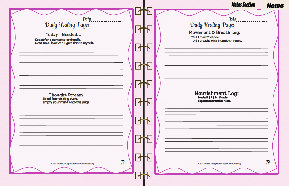 Healing Journal – Gentle Reset (Wellness Edition Journal)