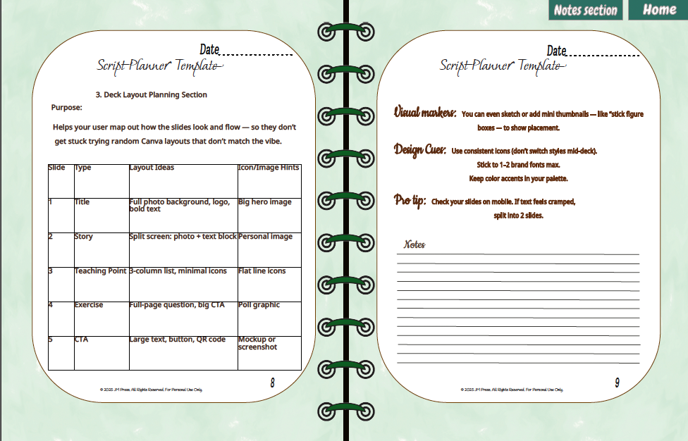 Masterclass Kit – Script & Deck Combo (High Value Hub Edition)