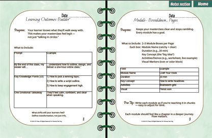 Masterclass Kit – Presentation Framework (High Value Hub Edition)