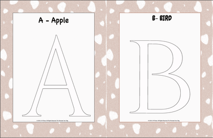 Handwriting Workbook – A to Z Uppercase Alphabet Tracing Sheets (JM Press Kids Edition)