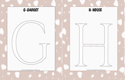 Handwriting Workbook – A to Z Uppercase Alphabet Tracing Sheets (JM Press Kids Edition)