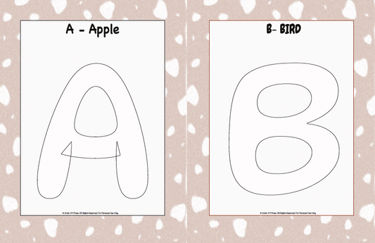 Handwriting Workbook – A to Z Uppercase Bubble Letters (JM Press Kids Edition)