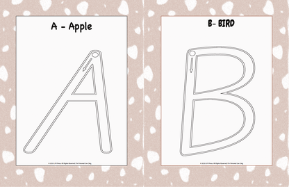 Handwriting Workbook – A to Z Uppercase Alphabet Formation with Arrows (JM Press Kids Edition)