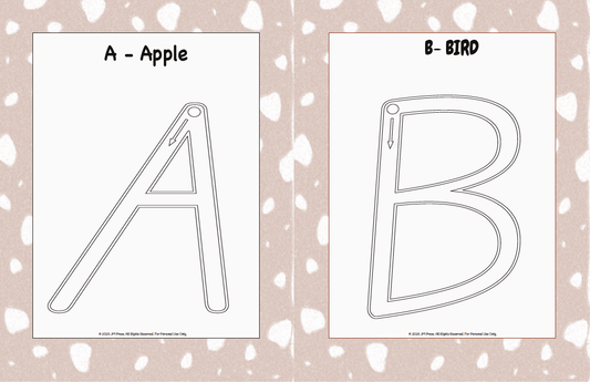Handwriting Workbook – A to Z Uppercase Alphabet Formation with Arrows (JM Press Kids Edition)