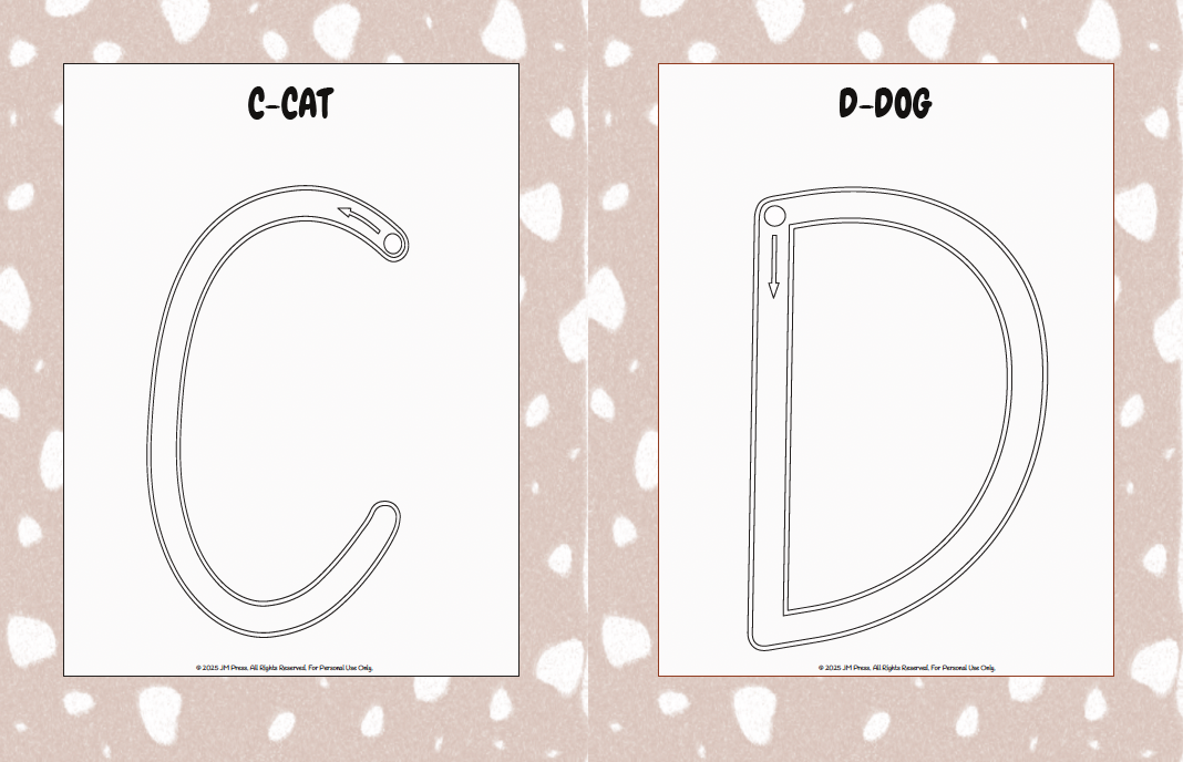 Handwriting Workbook – A to Z Uppercase Alphabet Formation with Arrows (JM Press Kids Edition)