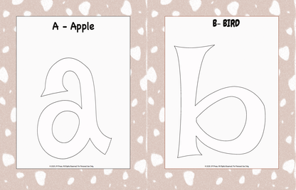 Handwriting Workbook – A to Z Lowercase Alphabet Letter Formation & Coloring Practice (JM Press Kids Edition)