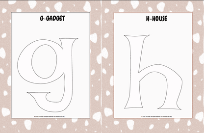 Handwriting Workbook – A to Z Lowercase Alphabet Letter Formation & Coloring Practice (JM Press Kids Edition)