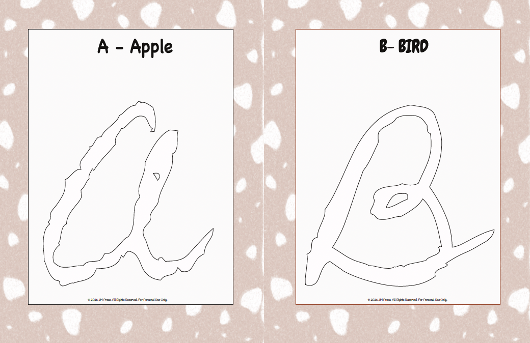 Handwriting Workbook – A to Z Rugged Cursive Letter Tracing (JM Press Kids Edition)