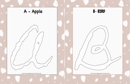 Handwriting Workbook – A to Z Rugged Cursive Letter Tracing (JM Press Kids Edition)