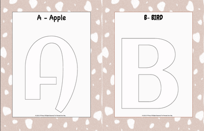 Handwriting Workbook – A to Z Capital Letters Fine Motor Skills (JM Press Kids Edition)