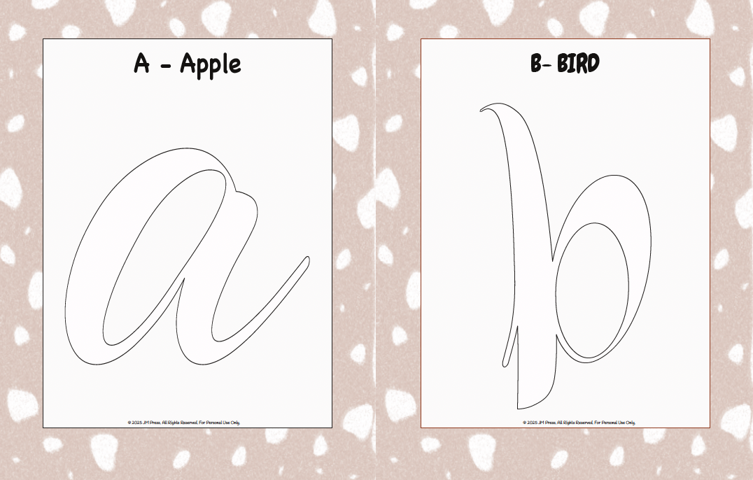 Handwriting Workbook – A to Z Cursive Writing Practice (JM Press Kids Edition)