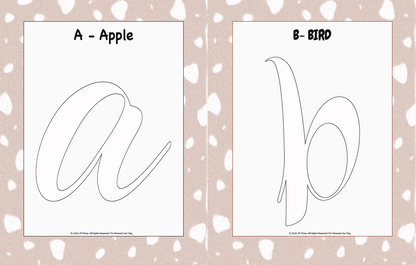 Handwriting Workbook – A to Z Cursive Writing Practice (JM Press Kids Edition)