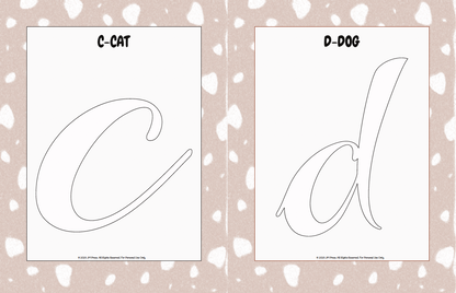 Handwriting Workbook – A to Z Cursive Writing Practice (JM Press Kids Edition)