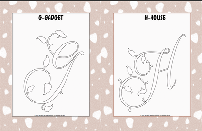 Handwriting Workbook – A to Z Calligraphy Style Letters (JM Press Kids Edition)
