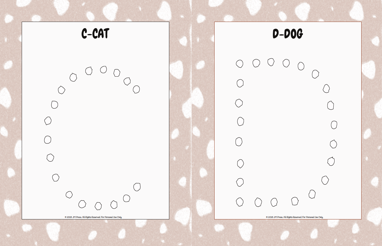 Handwriting Workbook – A to Z Dot-Trace Letters (JM Press Kids Edition)
