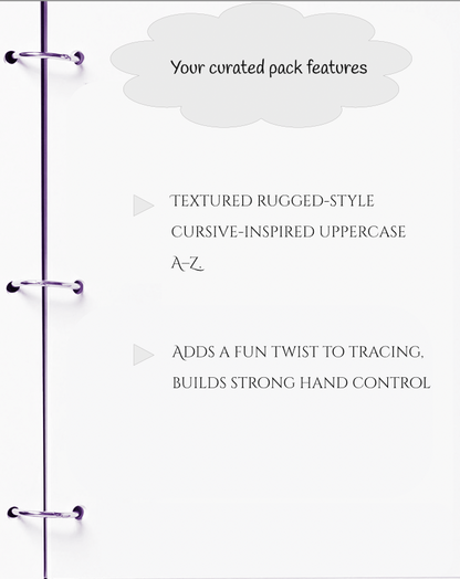 Handwriting Workbook – A to Z Rugged Cursive Letter Tracing (JM Press Kids Edition)