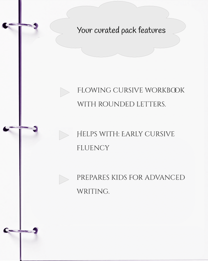 Handwriting Workbook – A to Z Smooth Cursive Tracing Letters (JM Press Kids Edition)