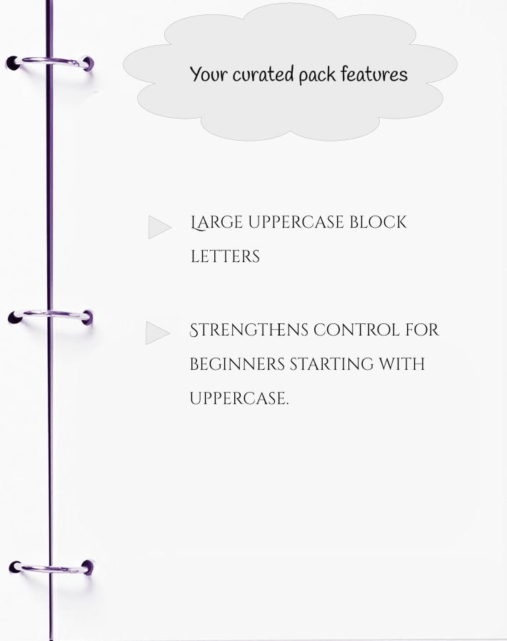Handwriting Workbook – A to Z Capital Letters Fine Motor Skills (JM Press Kids Edition)