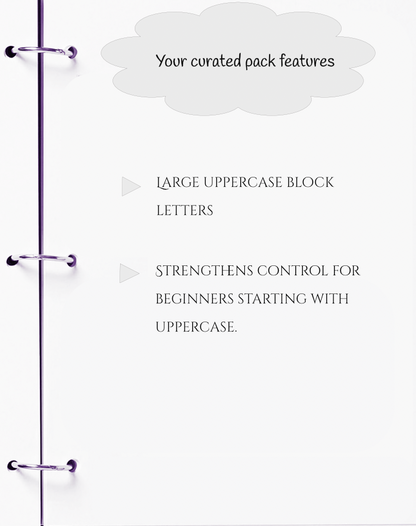 Handwriting Workbook – A to Z Capital Letters Fine Motor Skills (JM Press Kids Edition)