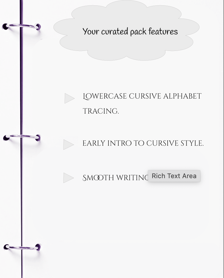 Handwriting Workbook – A to Z Cursive Writing Practice (JM Press Kids Edition)
