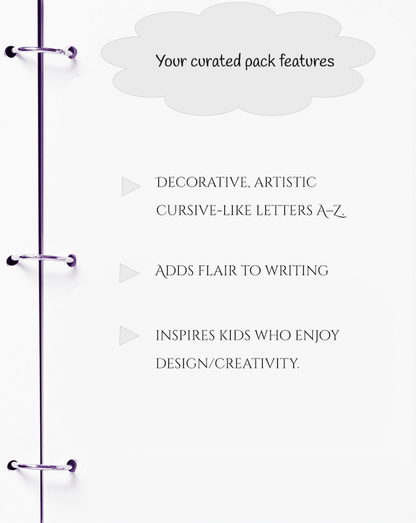 Handwriting Workbook – A to Z Calligraphy Style Letters (JM Press Kids Edition)