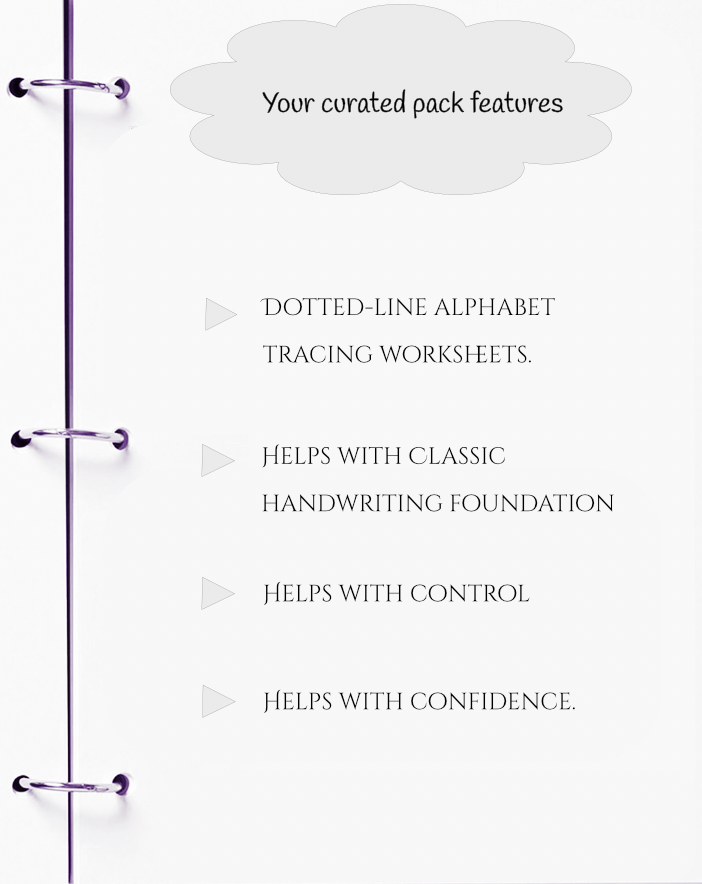 Handwriting Workbook – A to Z Dot-Trace Letters (JM Press Kids Edition)