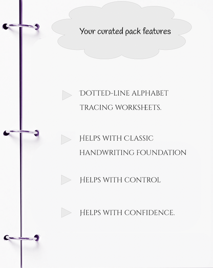 Handwriting Workbook – A to Z Dot-Trace Letters (JM Press Kids Edition)