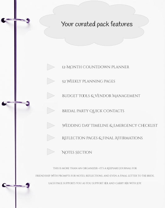 Minimalist Wedding Planner | 12-Month & 52 Weekly Planning Pages | JM Press