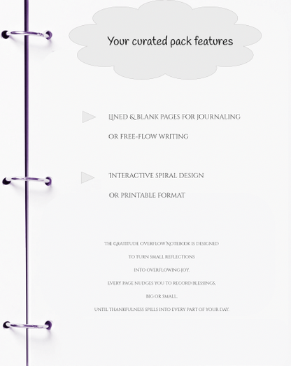 Gratitude Overflow Notebook – JM Press Notebooks Edition