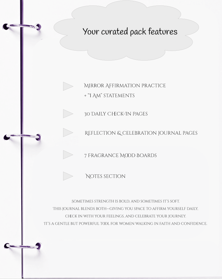 Product packaging with features listed on a white background