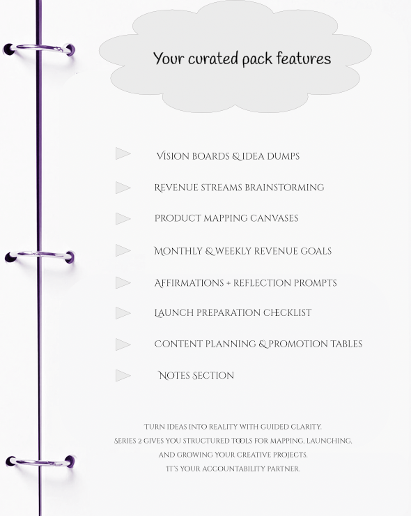 Product packaging with features listed on a white background