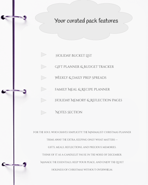 Product packaging with features listed on a white background