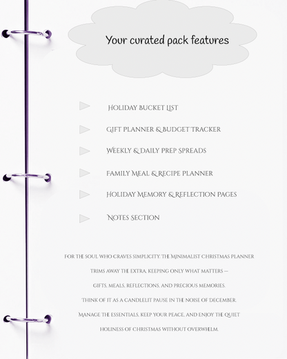 Product packaging with features listed on a white background
