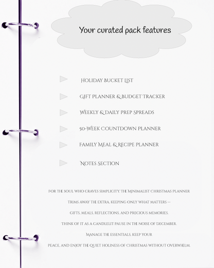 Product packaging with features listed on a white background