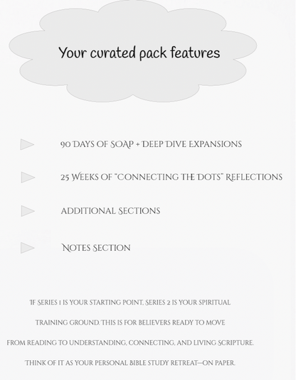 Product packaging with text detailing features and contents on a white background