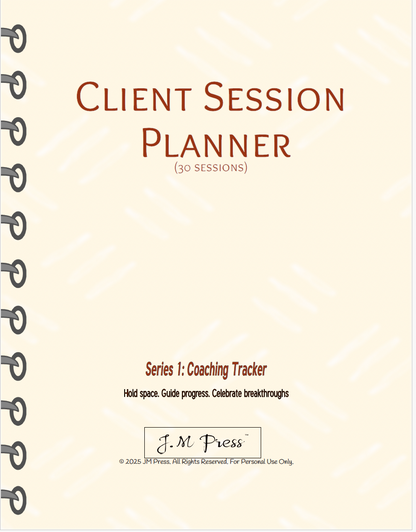 Clarity & Execution Workbook – Q4 Edition (JM Press Workbook Edition)