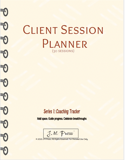 Clarity & Execution Workbook – Q4 Edition (JM Press Workbook Edition)
