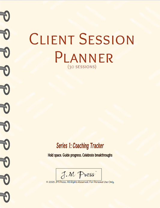 Client Session Planner - Series 1