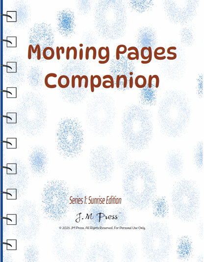 Morning Pages Companion – Sunrise Edition (Series 1) – JM Press Notebooks Edition