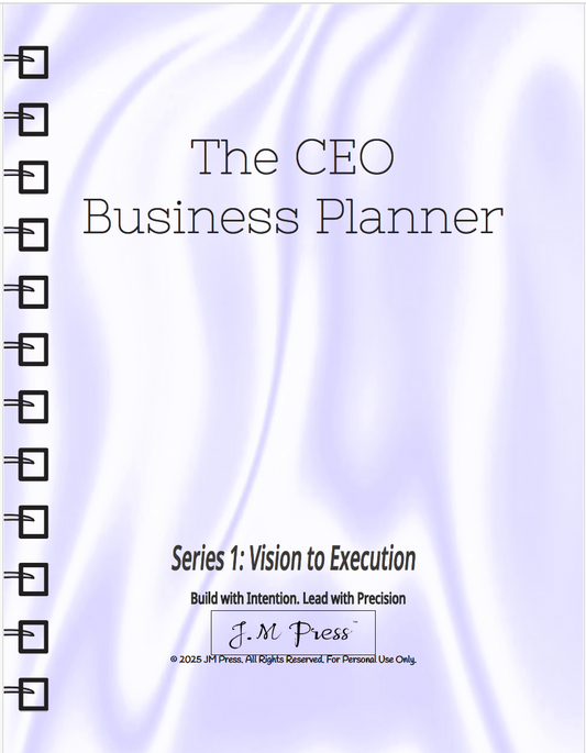 CEO Business Planner - Vision to Execution