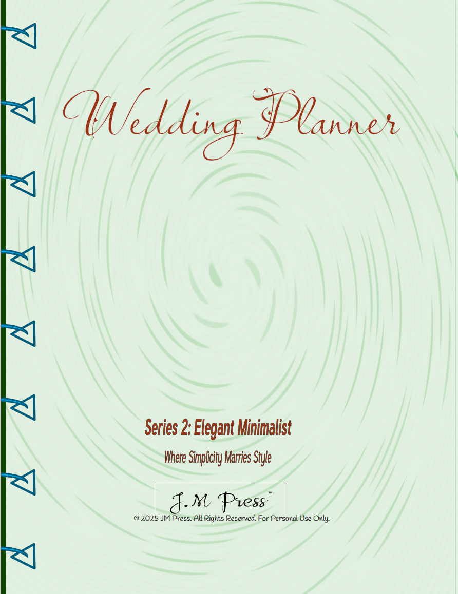 Classic Bride Wedding Planner | 15-Month Countdown + 52 Weekly Planning Pages | JM Press