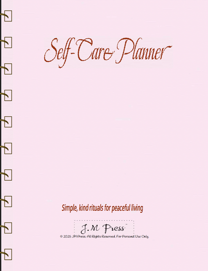 Self-Care Planner – Ritual Builder (Wellness Edition Planner)