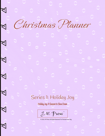 Christmas Planner – Holiday Joy (Planner)